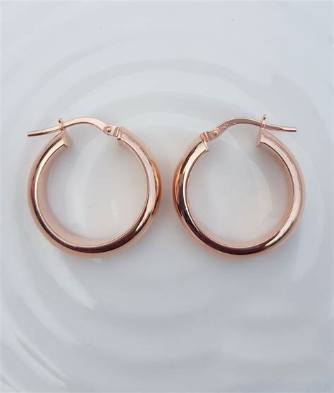 SMALL ROSEGOLD HOOP 